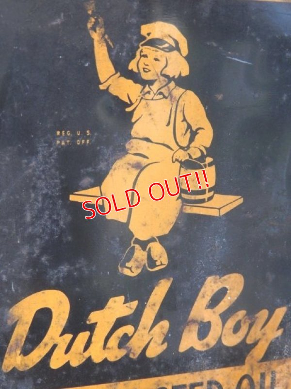 画像2: dp-170803-16 Dutch Boy / Vintage Pure Linseed Oil Can 