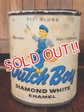 dp-170803-29 Dutch Boy / Vintage Diamond White Enamel Can