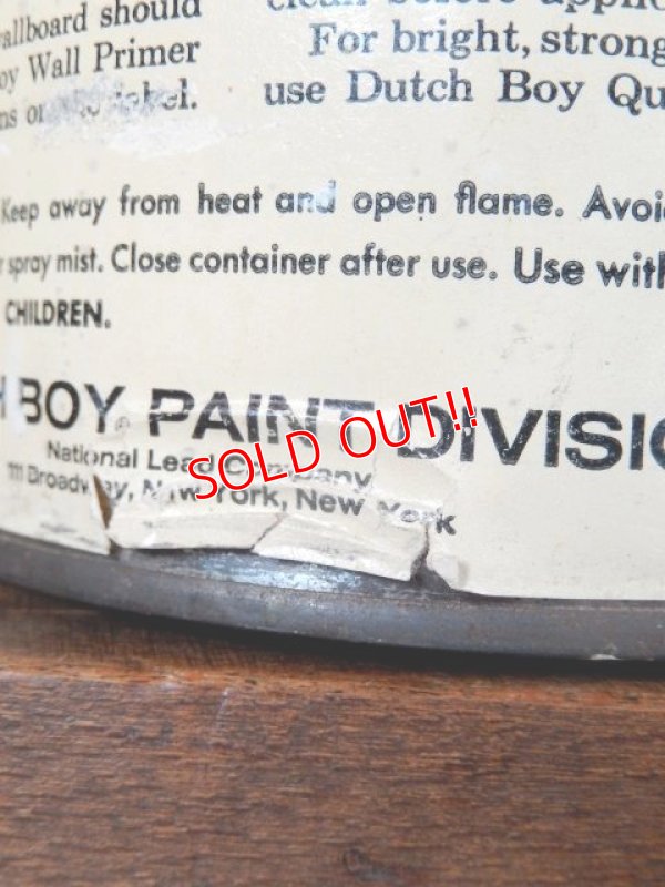 画像7: dp-170803-29 Dutch Boy / Vintage Diamond White Enamel Can