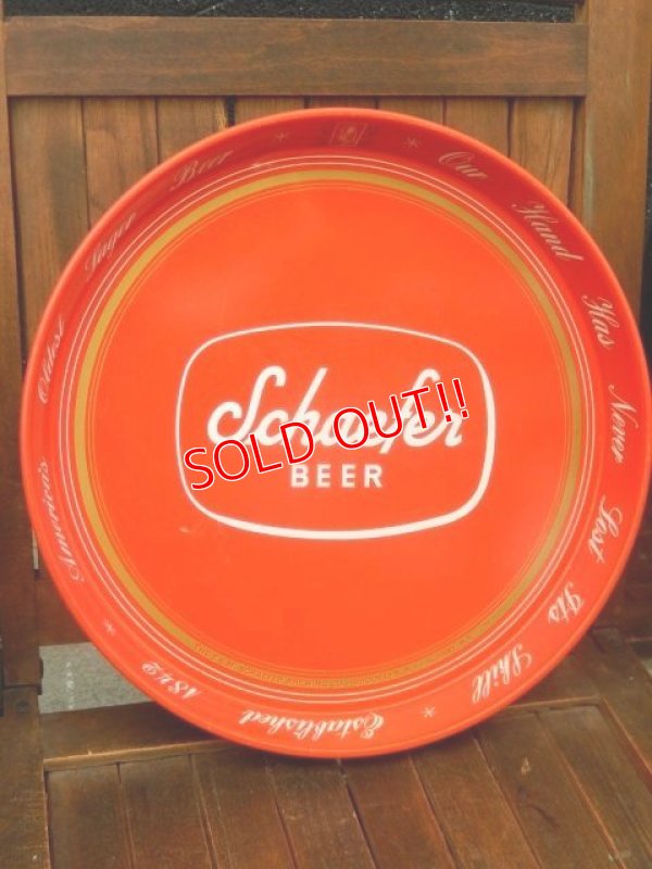 画像1: dp-170803-13 Schaefer Beer / 1970's Tin Tray