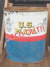 dp-170803-27 Mr.ZIP / 1960's Metal Trash Box