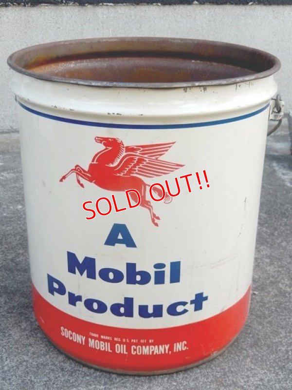 画像1: dp-170810-15 Mobil / 1950's 5 Gallon Oil Can