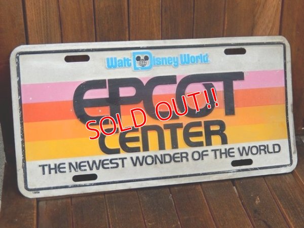 画像1: ct-170801-04 Walt Disney World / EPCOT CENTER 1980's-1990's Plate