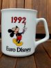 画像1: ct-170803-51 Euro Disneyland / 1992 Mickey Mouse Mug (1)