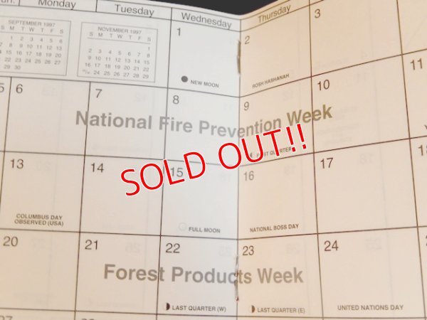 画像5: ct-170803-02 Smokey Bear / 1997 Appointment Book