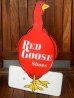 画像1: dp-170803-25 Red Goose Shoes / Vintage Cardboard Sign (1)