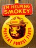 画像2: ct-170803-25 Smokey Bear / 1970's "I'M HELPING SMOKEY" Clip Pin (2)