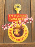 ct-170803-25 Smokey Bear / 1970's "I'M HELPING SMOKEY" Clip Pin