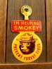 画像1: ct-170803-25 Smokey Bear / 1970's "I'M HELPING SMOKEY" Clip Pin (1)