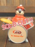 ct-170803-44 A&W / Great Root Bear 2000's PVC "Drummer"