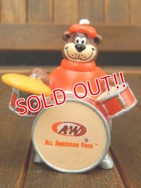 ct-170803-44 A&W / Great Root Bear 2000's PVC "Drummer"