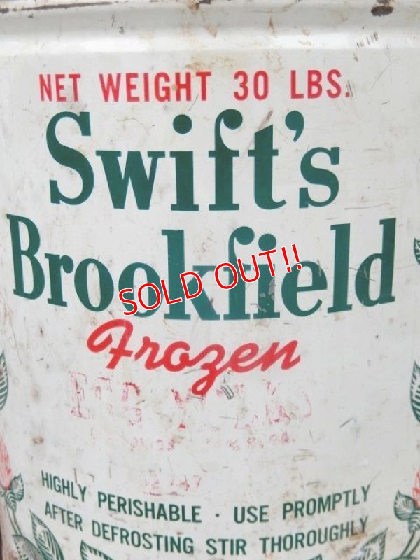 画像2: dp-170810-19 Swift's Brookfield / 1950's Frozen Whole Eggs Can