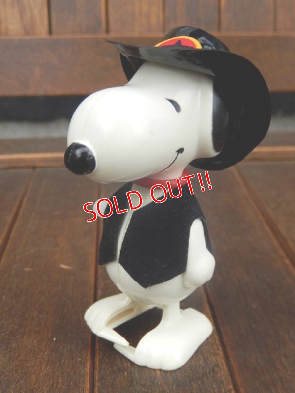 画像1: ct-170803-33 Snoopy / AVIVA 1970's Wind Up Walker "Western Ht"