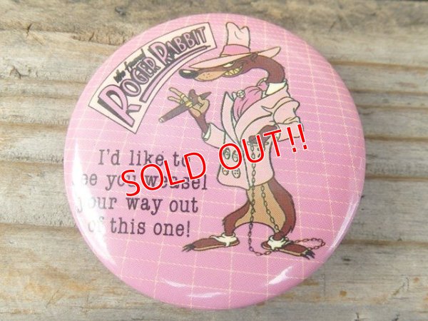 画像1: ct-141216-12 Roger Rabbit / 1987 Pinback (S)