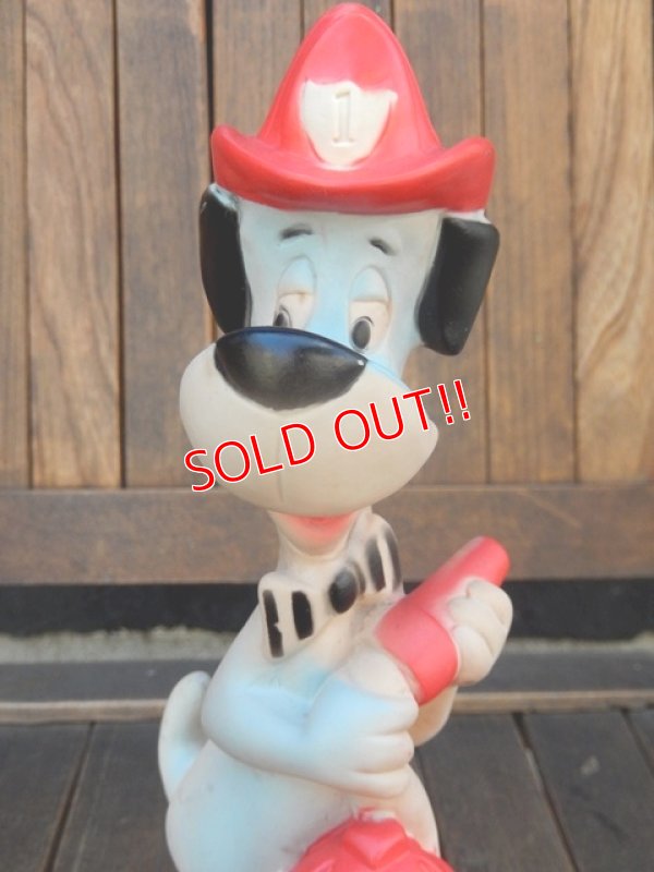 画像2: ct-170901-31 Huckleberry Hound / DELL 1960's Rubber Doll "Fireman"