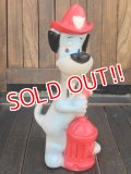 ct-170901-31 Huckleberry Hound / DELL 1960's Rubber Doll "Fireman"