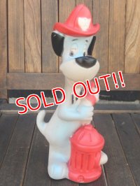 ct-170901-31 Huckleberry Hound / DELL 1960's Rubber Doll "Fireman"