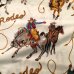 画像4: ct-170901-39 Vintage Flat Sheet "Cowboy" (Twin size) (4)