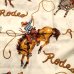 画像2: ct-170901-39 Vintage Flat Sheet "Cowboy" (Twin size) (2)