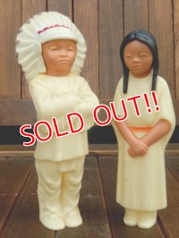 dp-170601-27 1950's Indian Chief & Maiden Figure