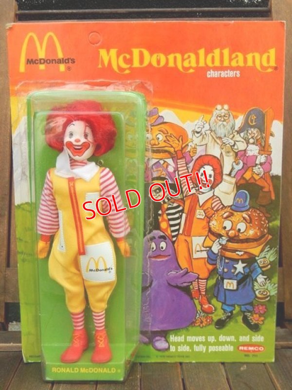 画像1: ct-170901-52 McDonald's / Remco 1976 "Ronald McDonald" Doll