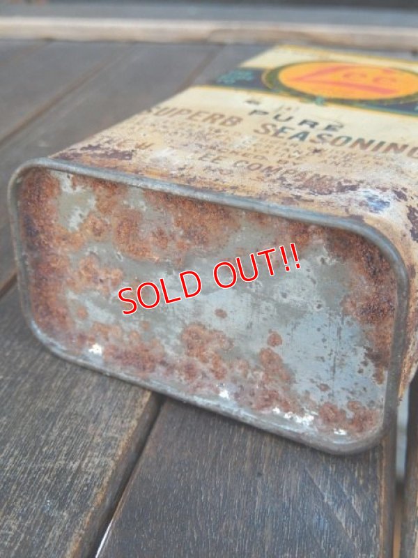 画像6: dp-170901-19 Lee / 1930's-1940's Superb Seasoning Can