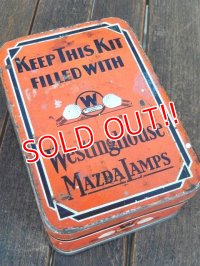 dp-170901-25 Westinghouse / 1940's Mazda Lamp Can