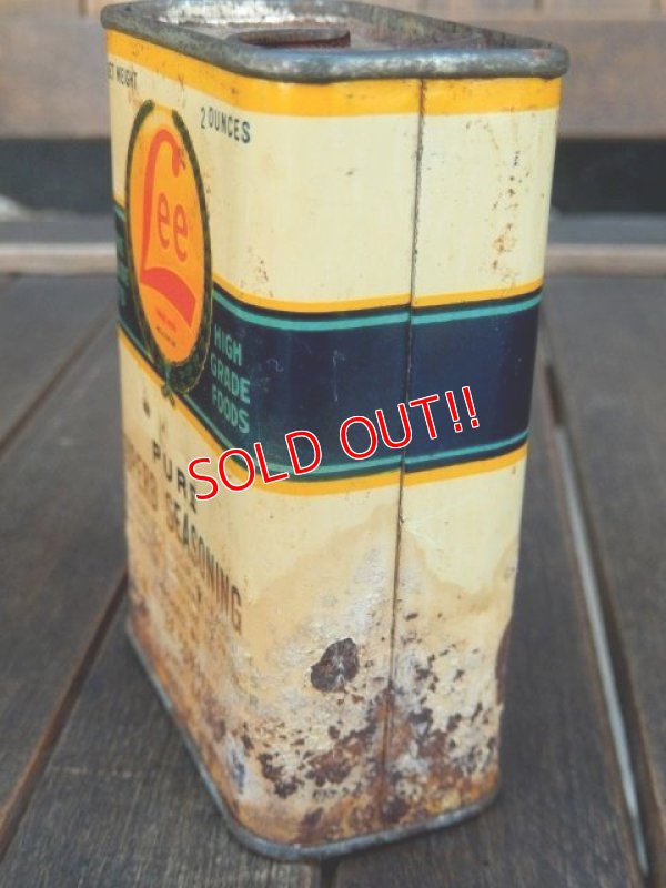 画像4: dp-170901-19 Lee / 1930's-1940's Superb Seasoning Can