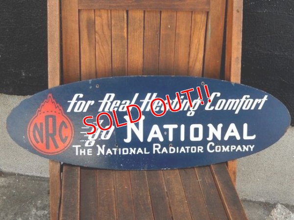 画像1: dp-170901-12 National Radiator Company / Vintage Sign