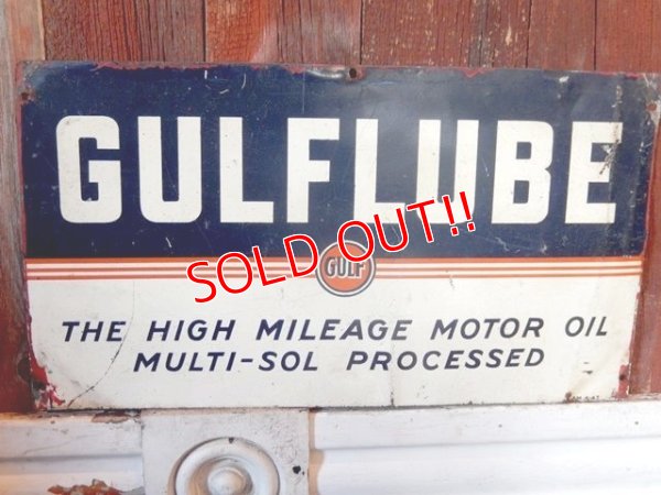 画像1: dp-170901-06 GULF/ 1940's Metal Sign