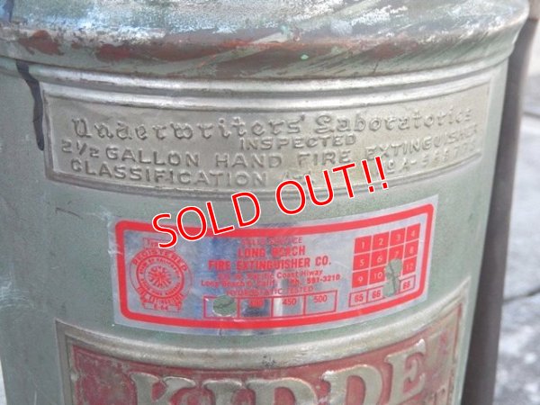 画像4: dp-170901-10 1940's Metal Fire Extinguisher