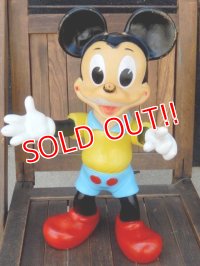 ct-170901-07 Mickey Mouse / Ledraplastic 1960's Rubber Doll (L)