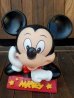 画像2: ct-170901-67 Mickey Mouse / 1980's Bust Up Coin Bank (2)