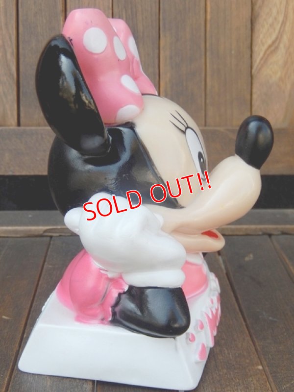 画像3: ct-170901-68 Minnie Mouse / 1980's Bust Up Coin Bank