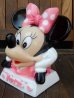 画像1: ct-170901-68 Minnie Mouse / 1980's Bust Up Coin Bank (1)