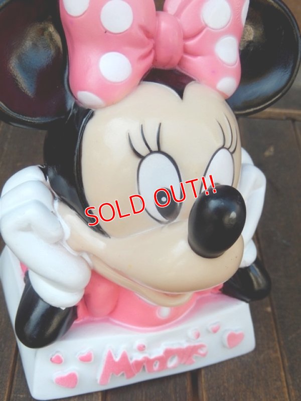 画像2: ct-170901-68 Minnie Mouse / 1980's Bust Up Coin Bank