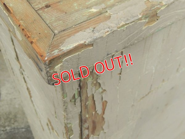 画像13: dp-170810-27 Milk Paint Vintage Wood Cabinet
