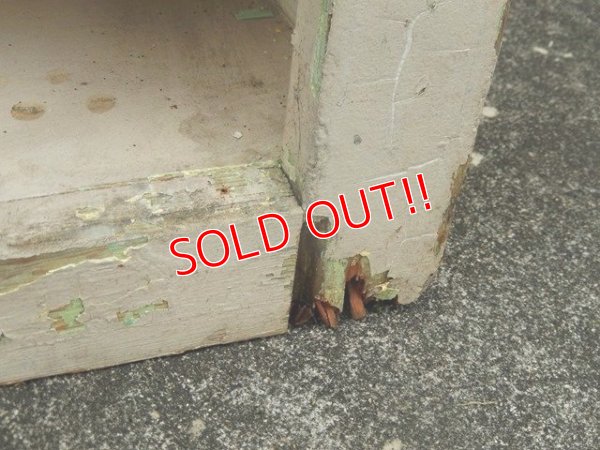 画像10: dp-170810-27 Milk Paint Vintage Wood Cabinet