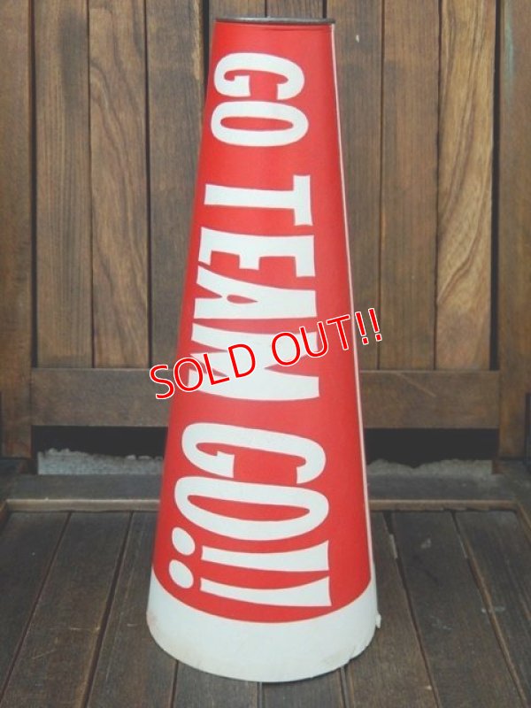 画像1: dp-170901-17 Vintage Paper Megaphone (Red)