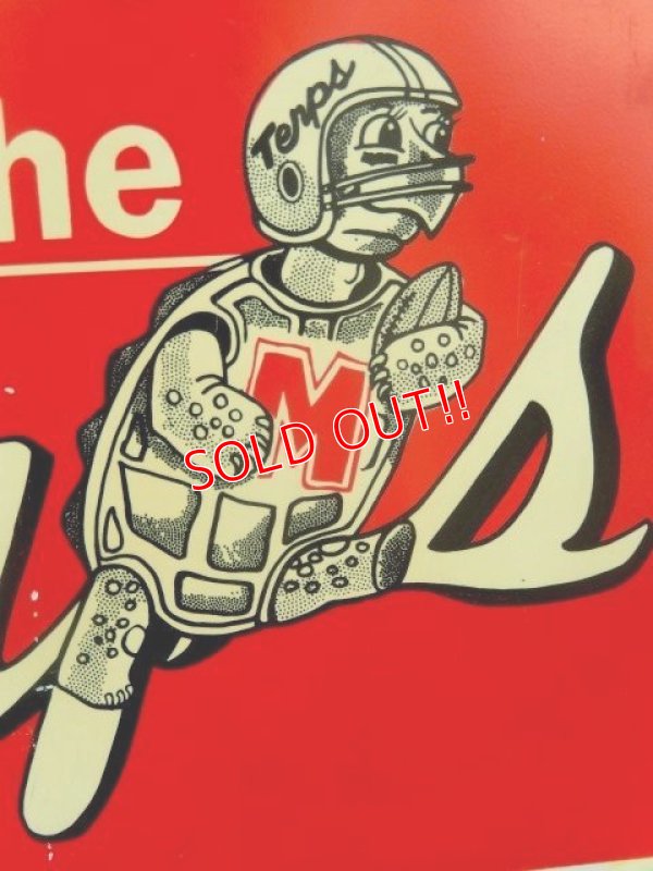 画像2: dp-170901-16 University of Maryland / Terps Plastic Sign