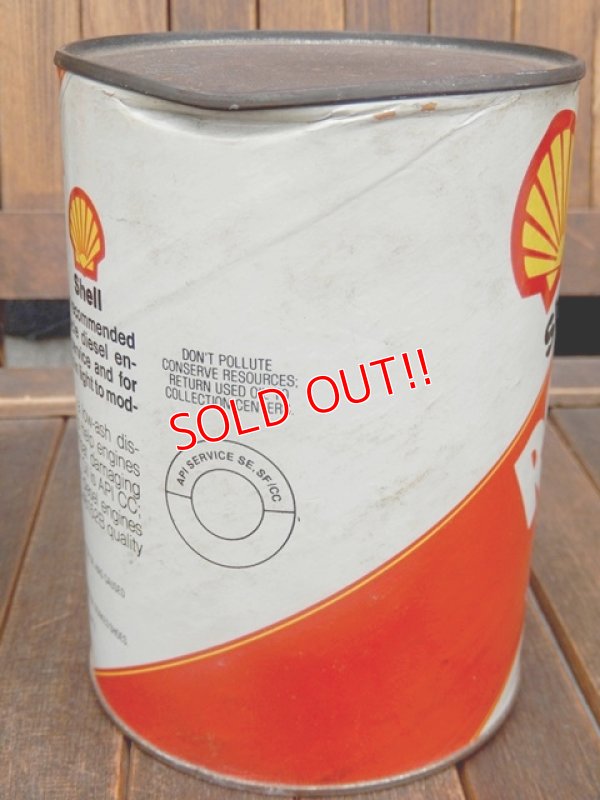 画像4: dp-171001-13 Shell / 1QT Motor Oil Can