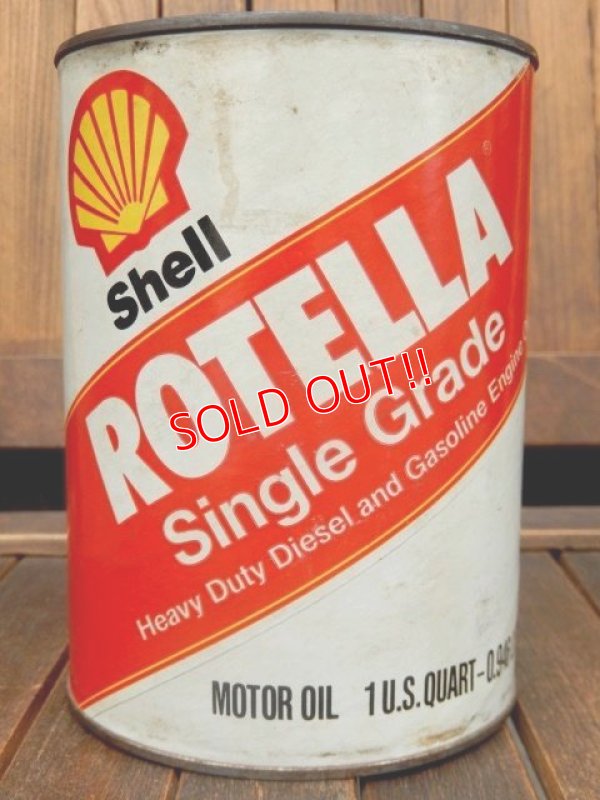 画像1: dp-171001-13 Shell / 1QT Motor Oil Can