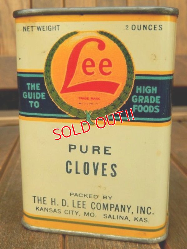 画像1: dp-171001-11 Lee / 1930's-1940's Pure Cloves Can