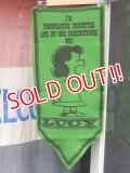 ct-171001-08 PEANUTS / 1960's Banner "Lucy" Green