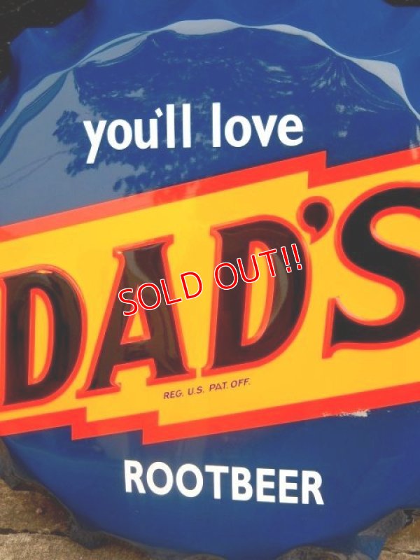 画像2: dp-171001-05 DAD'S ROOT BEER / 1990's Botte Cap Sign