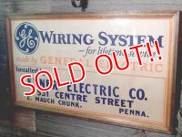 dp-170901-08 General Electric / 1940's-1950's Wiring System Advertising Poster