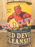 dp-171001-08 RED DEVIL CLEANSER / 1950's Can