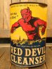 画像1: dp-171001-08 RED DEVIL CLEANSER / 1950's Can (1)