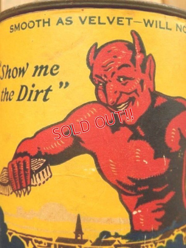 画像2: dp-171001-08 RED DEVIL CLEANSER / 1950's Can