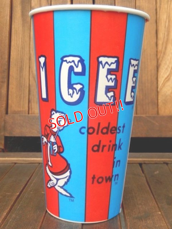 画像1: ct-171001-55 Icee Bear / Vintage Paper Cup